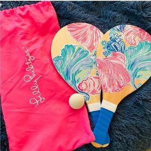Lilly Pulitzer paddle and ball set